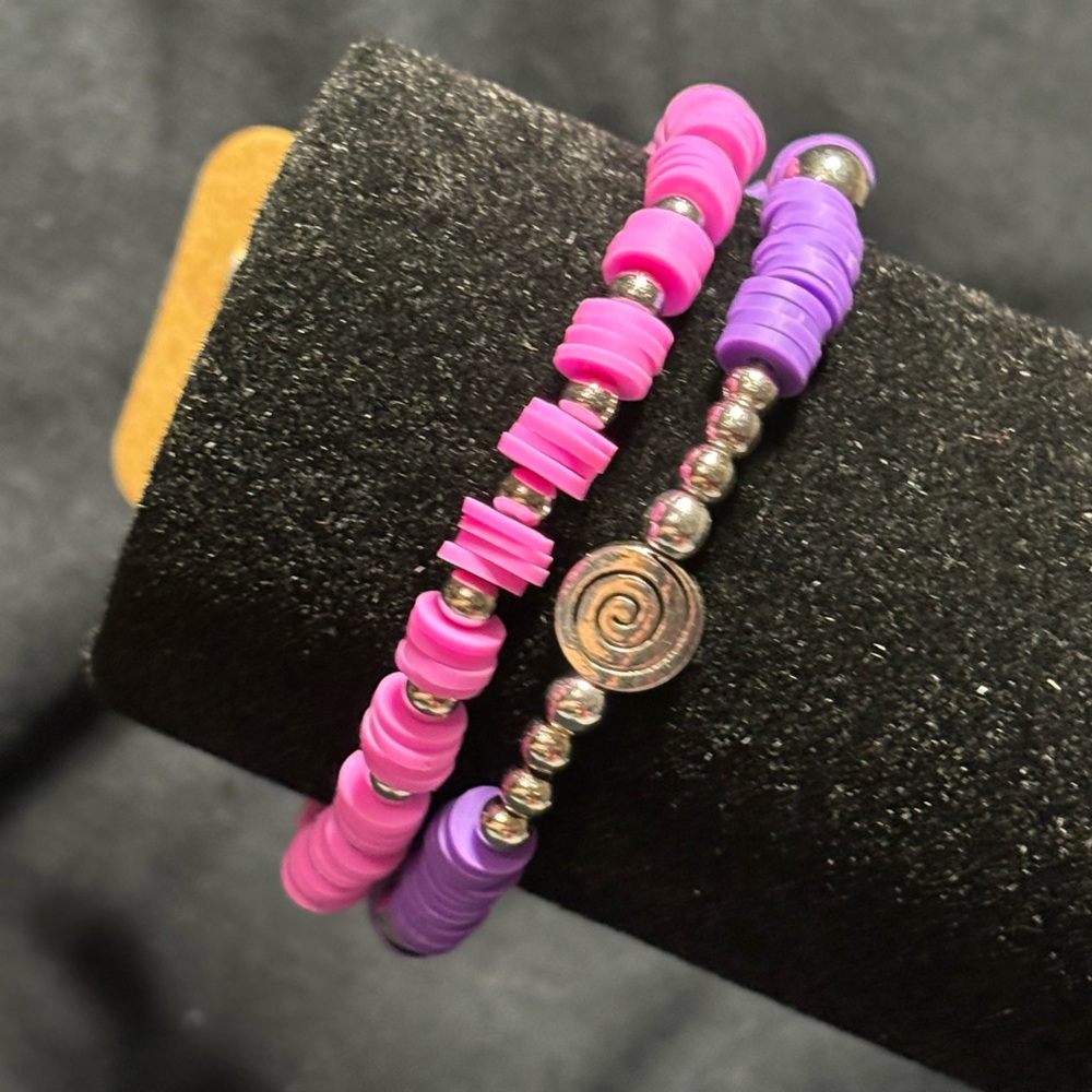 🐠 Handmade clay bead bracelet